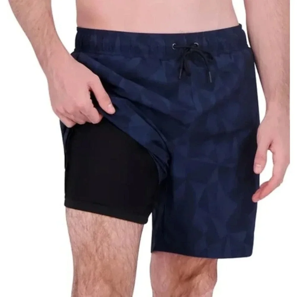 Spyder Men's Swim Shorts, Dark Blue, Size L NWT